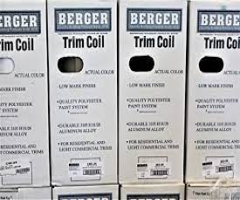 BERGER 24 in. x 50 ft. Black/Royal Brown Aluminum Trim Coil