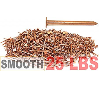1-3/4 in. Copper Roofing / Slating Nails, SMOOTH Shank (25 Lb)