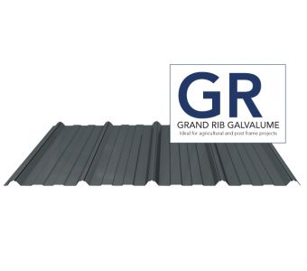 Fabral Grand Rib Galvalume Metal Panel  - Ordered "ala carte"