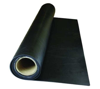Rubberall RUBBER ROOFING MEMBRANE, .060 EPDM, BLACK .060 mil 10 x 25 (10' core)
