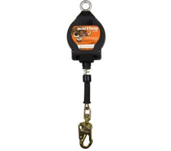 30’ Warthog Self-Retracting Lifeline with Carabiner, Steel Snap Hook, Snout and Tag Line