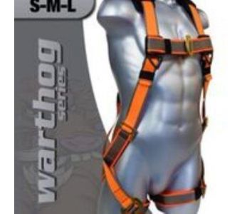 Warthog 5-Point Full Body Harness with Pass-Thru Leg Buckles (S-M-L)